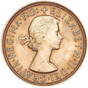 GB Sterlina Regina Elisabetta II - Fiocco