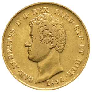 Italia Marengo 20 Lire Carlo Alberto - Regno di Sardegna